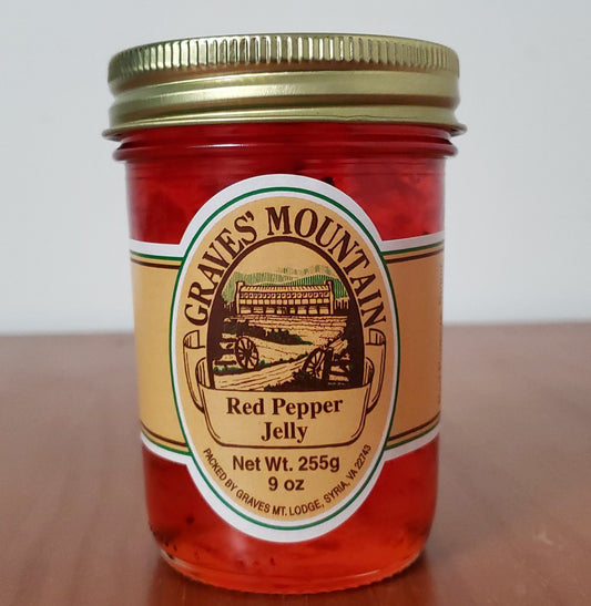 Red Pepper Jelly 9oz.